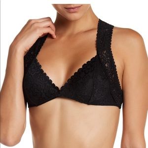 NWOT Free People Lace Racerback Bra